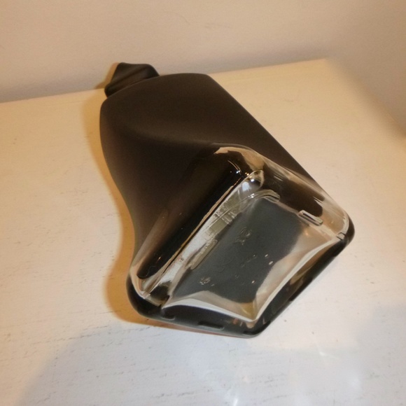 TWISTED GLASS BLACK TEQUILA BOTTLE EMPTY ADDICTIVO - Picture 12 of 16